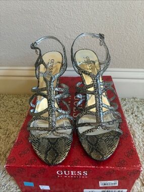 Marciano by Guess snakeskin heels